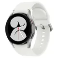 SAMSUNG Galaxy Watch4, BT, 40 mm Smartwatch Aluminium Silber - Silber