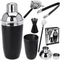 Getränke und Cocktails Shaker Boston Drink Maker Stahl 5 Stück Cocktailset