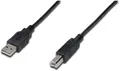 DIGITUS USB 2.0 Anschlusskabel Typ A -B St/St 1.0m, sw