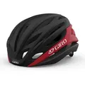 Giro Syntax Helm Mattschwarz/Hellrot größe L (59-63 cm) 7099698 - Schwarz
