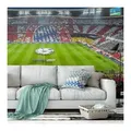 FC Bayern München Fototapete Große Fußball Fototapete FCB Vliestapete FC Bayern München Immer weiter, sportliche Wohnzimmer Tapete bunt 6.24 m x 3 m