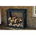 KHW Kaminholzregal, BxHxT: 114 x 102 x 47 cm, anthrazit - grau