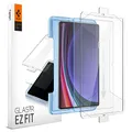 Spigen Glas.tR EZ Fit Schutzfolie kompatibel mit Samsung Galaxy Tab S10 Ultra, Galaxy Tab S9 Ultra, 14.6 Zoll, Schablone für Installation, Kristallklar, Kratzfest, 9H Härte Folie