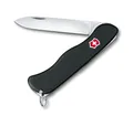 Victorinox Schweizer Taschenmesser Sentinel, Swiss Army Knife, Multitool, 4 Funktionen, Feststellklinge, Pinzette, Zahnstocher, Schwarz