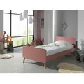 Vipack Bett, Rosa, 90x200 cm, Schlafzimmer, Betten, Einzelbetten
