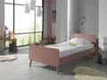Vipack: Einzelbett "BILLY" 90 x 200 mit Lattenrost - Kinderbett  - Terra Rosa