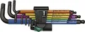 Wera 950SPKL / 9 SM multicolor hex wrench set 073593 [Parallel import]