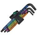 Wera Winkelschlüsselsatz Multicolour 950 SPKL/9 SM N, metrisch BlackLaser 9 tlg.