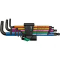 Wera Winkelschlüsselsatz 950/9 Hex-Plus Multicolour Innensechskant 9-tlg.