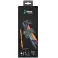 WERA 950 SPKL/9 SM N Multicolor Winkelschlüsselsatz, 9-teilig, Hex Plus Profil