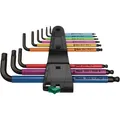 Wera Hex-Plus Multicolour Winkelschlüsselsatz 9-teilig Sechskant 073593
