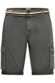 Blend Brian Herren Cargo Shorts Bermuda Kurze Hose Mit Gürtel Regular Fit, Größe:M, Farbe:Granite (70147)