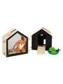 Small Foot - Wooden Rabbit Hutch with Rabbit Plush 15 pcs.