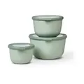 Mepal Frischhaltedose Set cirqula rund, 3-teilig, hoch 106231094700 , Farbe: nordic sage