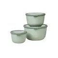 Mepal Multischüssel-Set  3-teilig  Cirqula ¦ grün ¦ Kunststoff ¦ Maße (cm): B: 19,2 H: 12