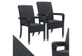 Juskys Gartenstuhl Yoro (4 St), stapelbar, modern, leicht und stabil