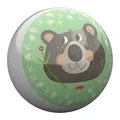 HABA Wald Ball 14 cm für Kinder ab 2 Jahren – Spielball mit Tiermotiven aus Kunststoff mit Ventil, glänzend, ideal für Garten, Strand & Indoor-Spiel – 2012756001