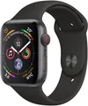Apple Watch Series 4 Cellular 44mm Aluminium Space Gray Sport Band Black Neu OVP