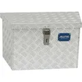 Alutec Deichselbox Trailer 51 41051, aus Aluminium Riffelblech, 51 Liter, abschließbar & spritzwassergeschützt, 61 x 30 x 35cm
