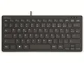 Kabelgebundene QWERTZ-Tastatur MediaRange 78 ultraflache Tasten schwarz
