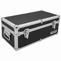 ANNDORA SHOPPING-WELTEN Aluminium-Rahmenkoffer Transport-Box, Koffer in Schwarz mit 19 Liter Volumen
