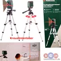 Kreuzlinienlaser mit Stativ | Selbstnivellierend & Einzellinien Parkside