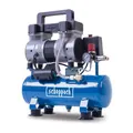 Scheppach HC08Si Ultra Silent Kompressor klein | 8bar | 6L Kessel | 1,5PS / 1100W | ölfrei & wartungsarm | Ansaugleistung 162 L/min | Leise Kompressor mit 67,4 db(A) | Druckminderer & Schnellkupplung