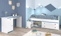 Kinderzimmer Jugend Möbel Set 3-tlg. Bett 90x200 Schreibtisch Nachttisch Smoozy
