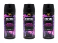 Axe Purple Patchouli Deodorant Bodyspray Deospray , 3x150ml EAN8720181418396