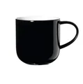 ASA SELECTION Becher COPPA Henkelbecher schwarz 0,4 l, Porzellan, Geschirr