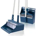 Besen und Kehrschaufel Set mit 127cm Langem Griff Aufrechter Schaufel und Bes...