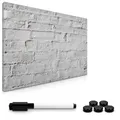 Magnetpinnwand Memoboard 60x40cm Notiztafel White Wall Design abwaschbar