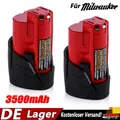 2X Für Milwaukee ORIGINAL 3,5 Ah Li-Ion 12V Akku M12B3 C12 4932451388 M12B3 AKKU