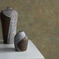 TADESSI Vliestapete Vintage M1-No.506 | Bronze | Petrol | Unitapete | Struktur