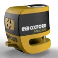 Vorhängeschloss Scheibe OXFORD xa5 Alarm-Amarillo & Schwarz für Motorrad