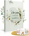EULENTALER® Das Babyalbum I Von Pädagogen gestaltet I Mit handgemalten Illustrationen I Mein erstes Jahr I Din A4 I Babytagebuch, Erinnerungsbuch geschlechtsneutral I Geschenk für Mädchen & Jungen