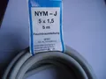 5m Feuchtraumkabel Stromkabel Elektrokabel Mantelleitung NYM-J 5x1,5