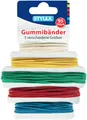95 bunte Gummibänder  5 Größen sortiert Gummi Gummis Gummiringe