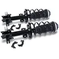 BESTPRICE 2x Gasdruck Stoßdämpfer Vorne Federbein Zweirohr, Kompatibel mit OPEL ASTRA H (A04), ASTRA H Caravan (A04), ASTRA H GTC (A04)
