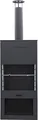 Westmann Stahl Grillkamin Terrassenofen Schwarz 41x70x229 cm