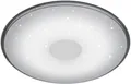 TRIO Leuchten LED Deckenleuchte SHOGUN, Dimmfunktion, Farbwechsel, Nachtlichtfunktion, mehrere Helligkeitsstufen, LED fest integriert, Kaltweiß, Neutralweiß, Tageslichtweiß, Warmweiß, integrierter Dimmer, Lichtfarbe stufenlos einstellbar, Memory Funktion