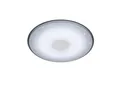Trio Leuchten LED Deckenleuchte Shogun 628513001, Acryl weiß mit Star Light Effekt, Rand klar, 30 Watt, Fernbedienung Helligkeit und Lichtfarbe einstellbar, Nachtlicht Funktion, 42.5 x 42.5 x 6.0 cm