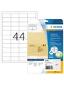 HERMA Transparente Folien-Etiketten, matt, A4, 48,3 x 25,4 mm, wetterfest, permanent haftend
