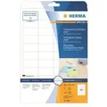 HERMA Etiketten transp. matt A4 48,3x25,4 mm Folie 1100 St. Multimedia-Technik