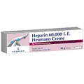 Heparin Heumann Creme 60.000 I.E.: Heparin-Natrium zum Auftragen auf die Haut bei stumpfen Verletzungen und oberflächlichen Venenentzündungen, 40 g
