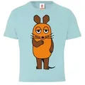 LOGOSHIRT T-Shirt Sendung mit der Maus - Maus mit coolem Print blau 164