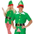 W WIDMANN MILANO Party Fashion - Kostüm Elf, Weihnachtsmann Helfer, Weihnachtself, Faschingskostüm