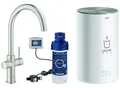 Grohe Armatur und Boiler Red Duo 30083 M-Size C-Auslauf supersteel, 30083DC1 30083DC1