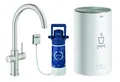 GROHE Red Duo Küchenarmatur und Boiler M-Size C-Auslauf supersteel 30083DC1