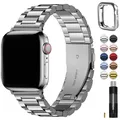 Metallarmband Kompatibel mit Apple Watch Armband 44mm 46mm 45mm 42mm 49mm